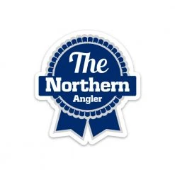 The Northern Angler Fly Shop Blue Ribbon Sticker