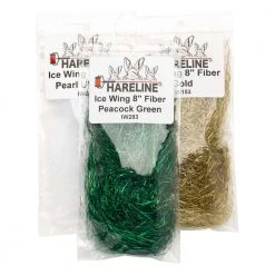 Hareline Dubbin Ice Wing Fiber Chenille, Braid & Body Materials