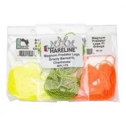 Hareline Dubbin Chenille, Braid & Body Materials Magnum Predator Legs