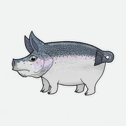 The Northern Angler Fly Shop Pig Steelhead Decal Gifts & Accessories