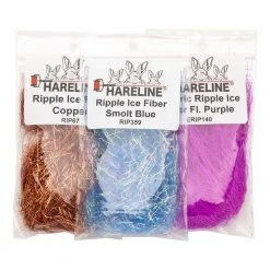 Hareline Dubbin Chenille, Braid & Body Materials Ripple Ice Fiber