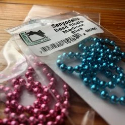 Hareline Dubbin Beads, Cones & Eyes Senyodelic Bead Chain