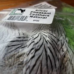 Hareline Dubbin Feathers & Hackle Silver Pheasant Body Feathers